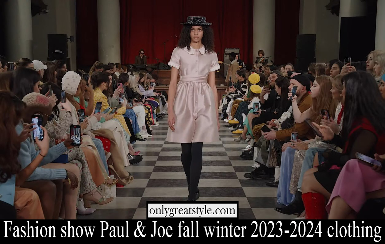 Fashion show Paul Joe fall winter 2023 2024 clothing
