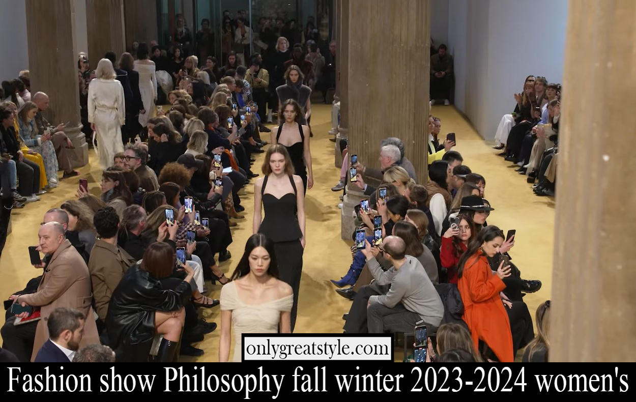 Fashion show Philosophy fall winter 2023 2024 womens