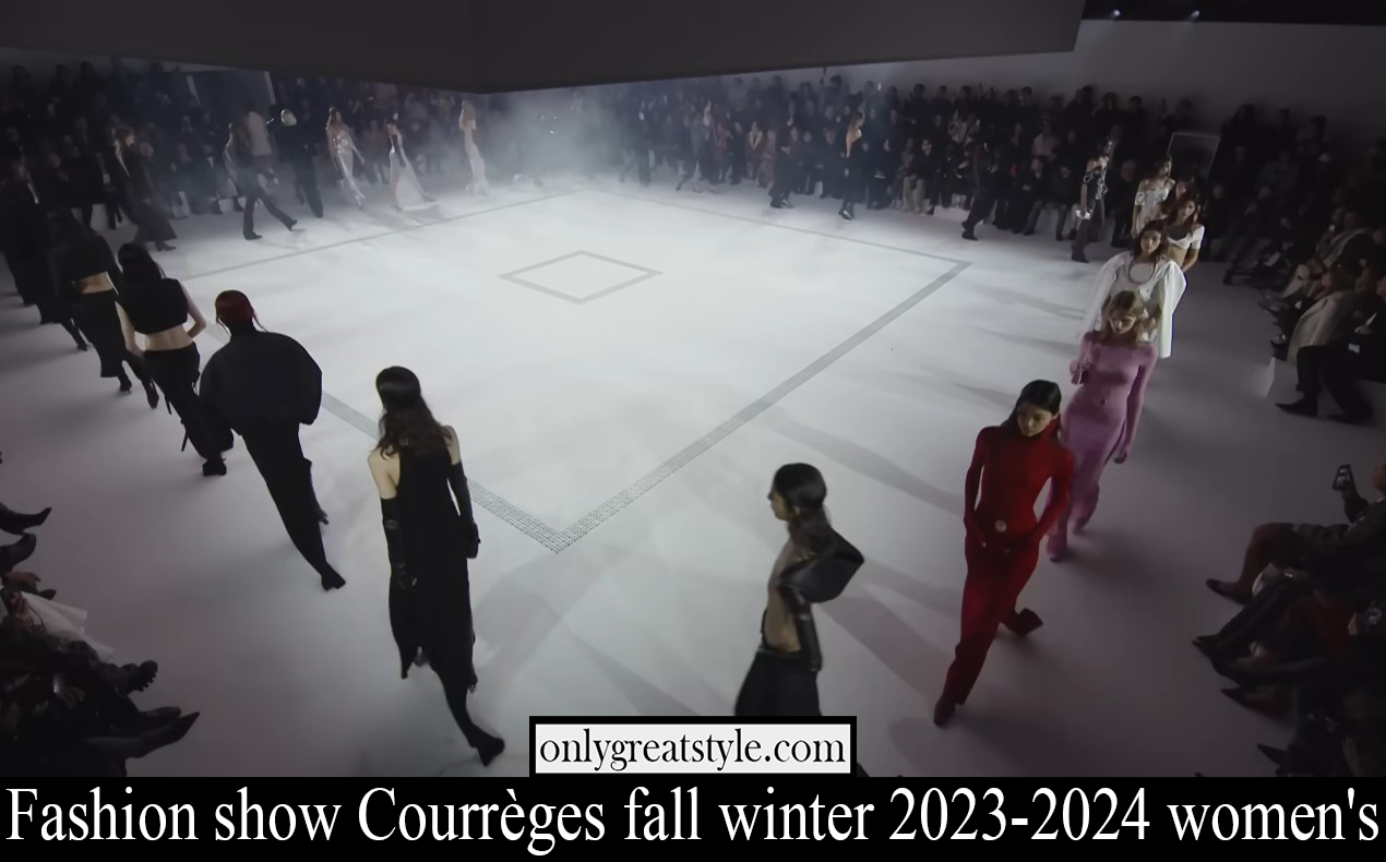 Fashion show Courreges fall winter 2023 2024 womens