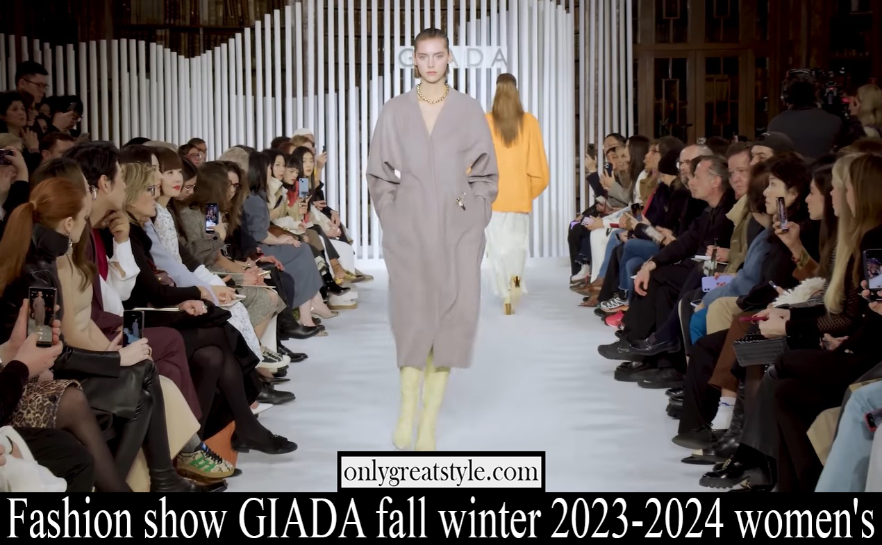 Fashion show GIADA fall winter 2023 2024 womens