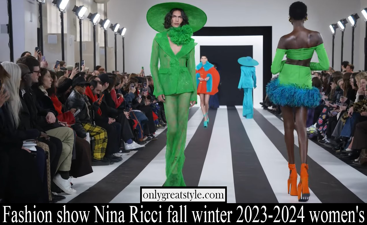 Fashion show Nina Ricci fall winter 2023 2024 womens