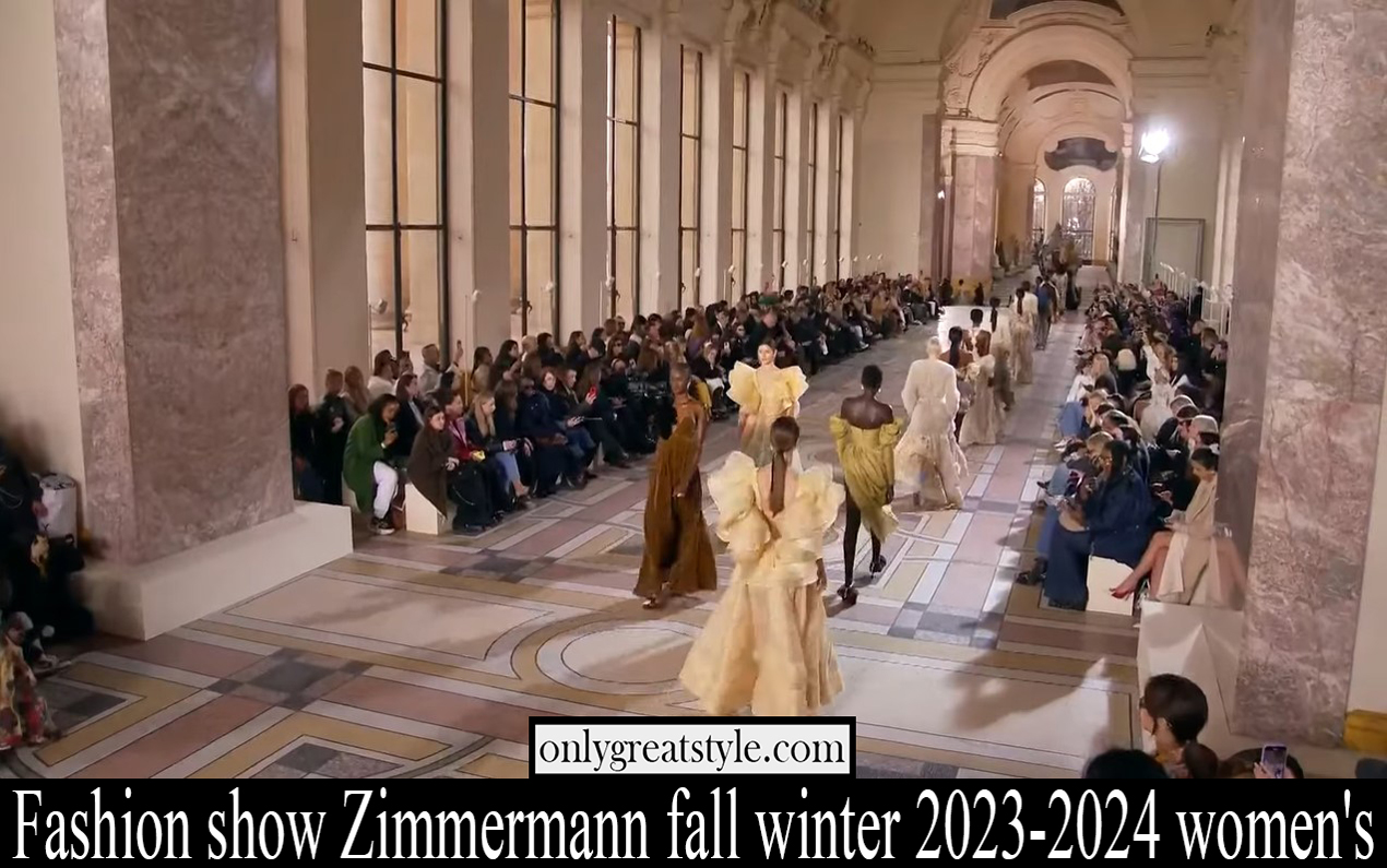 Fashion show Zimmermann fall winter 2023 2024 womens