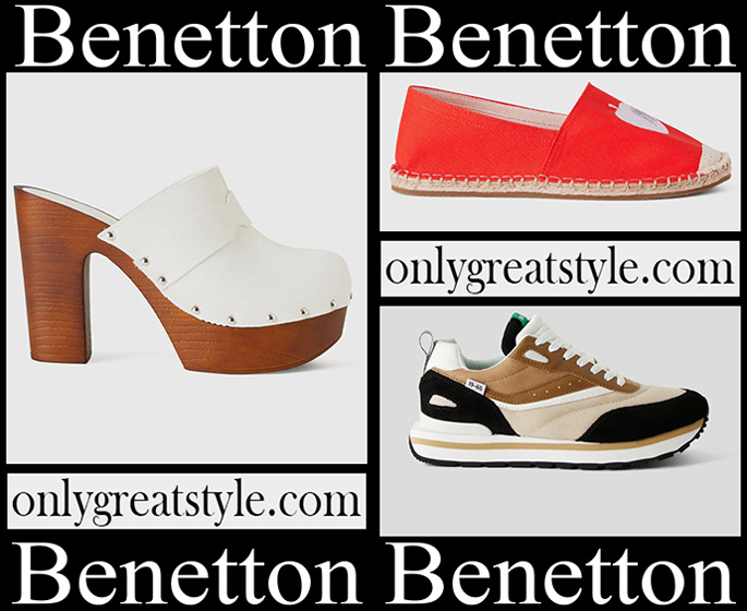 Benetton shoes 2023 new arrivals women's footwear
