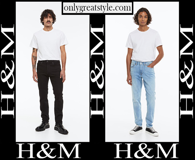 HM jeans 2023 new arrivals men's clothing denim