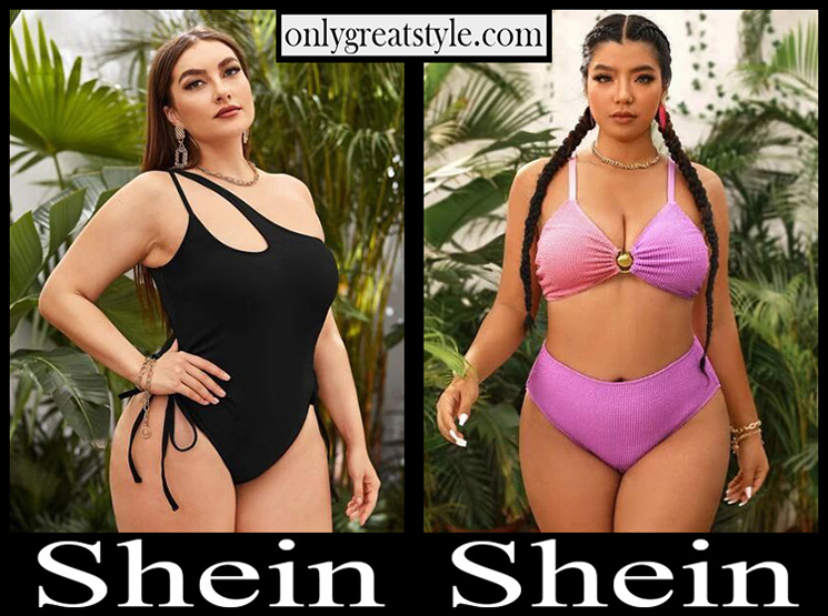 Shein curvy beachwear plus size women's swimwear