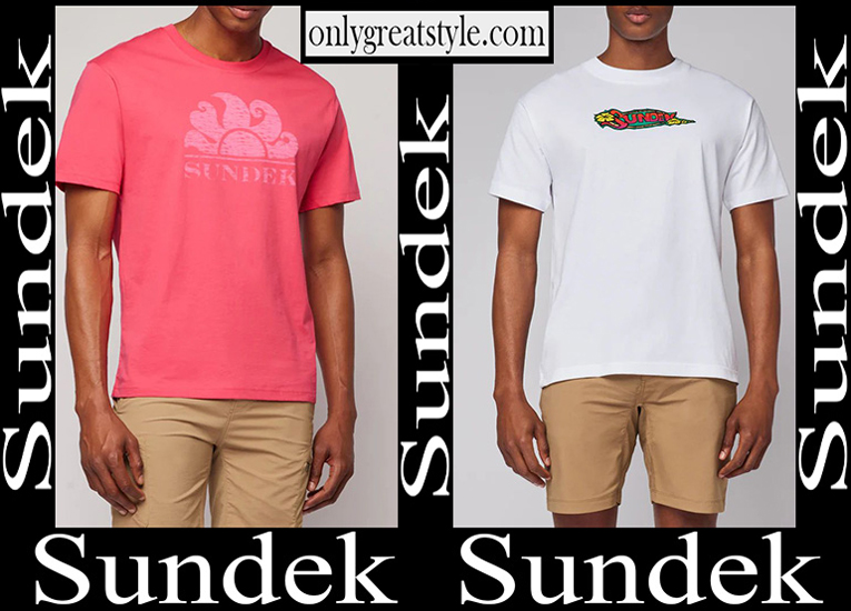 Sundek t shirts 2023 new arrivals men's clothing