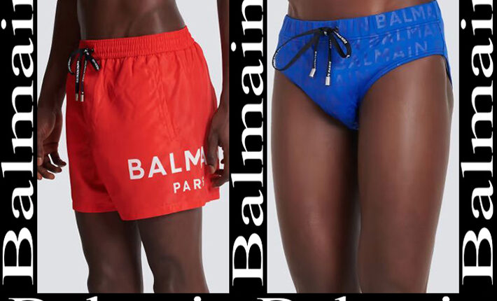 Balmain swimwear 2023 new arrivals men’s beachwear