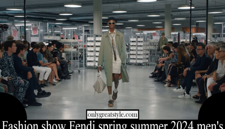 Fashion show Fendi spring summer 2024 men’s
