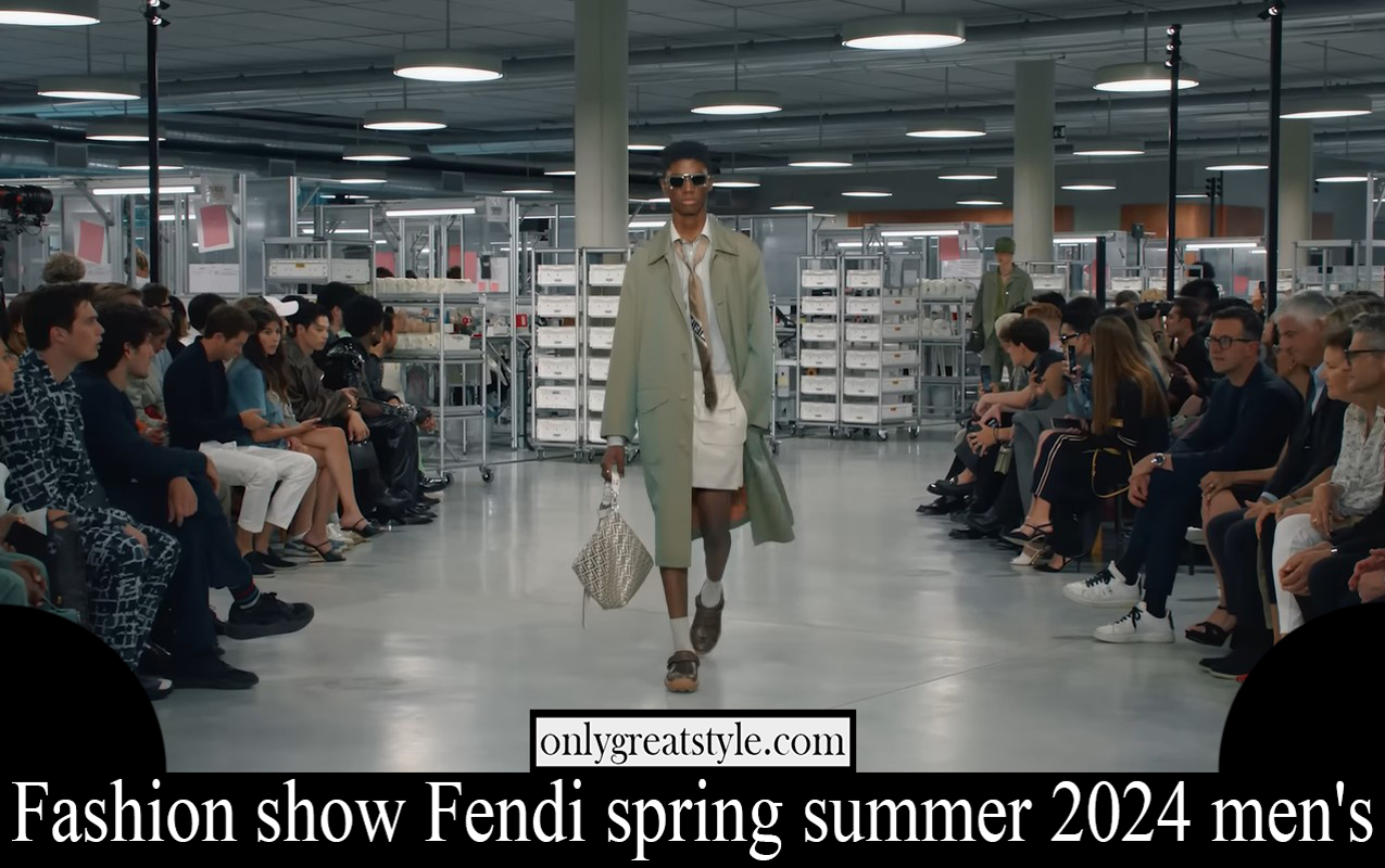 Fashion show Fendi spring summer 2024 men's