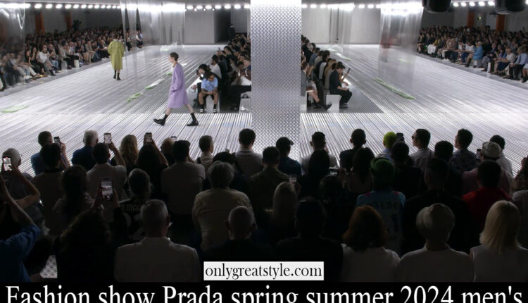 Fashion show Prada spring summer 2024 men’s