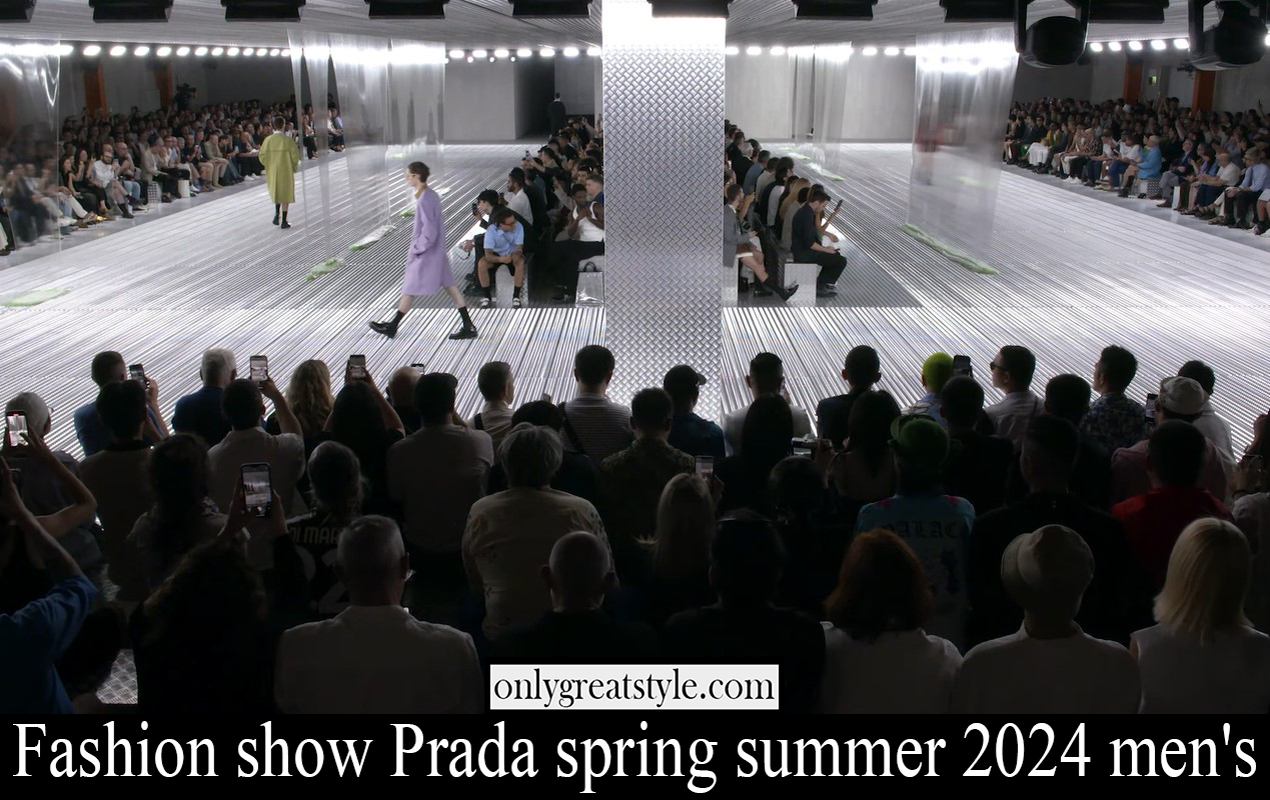 Fashion show Prada spring summer 2024 men's