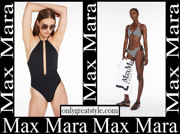 Max Mara beachwear 2023 new arrivals women's swimwear