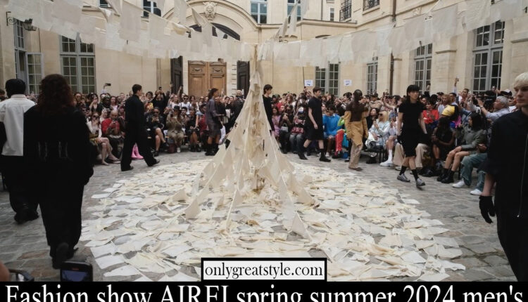 Fashion show AIREI spring summer 2024 men’s