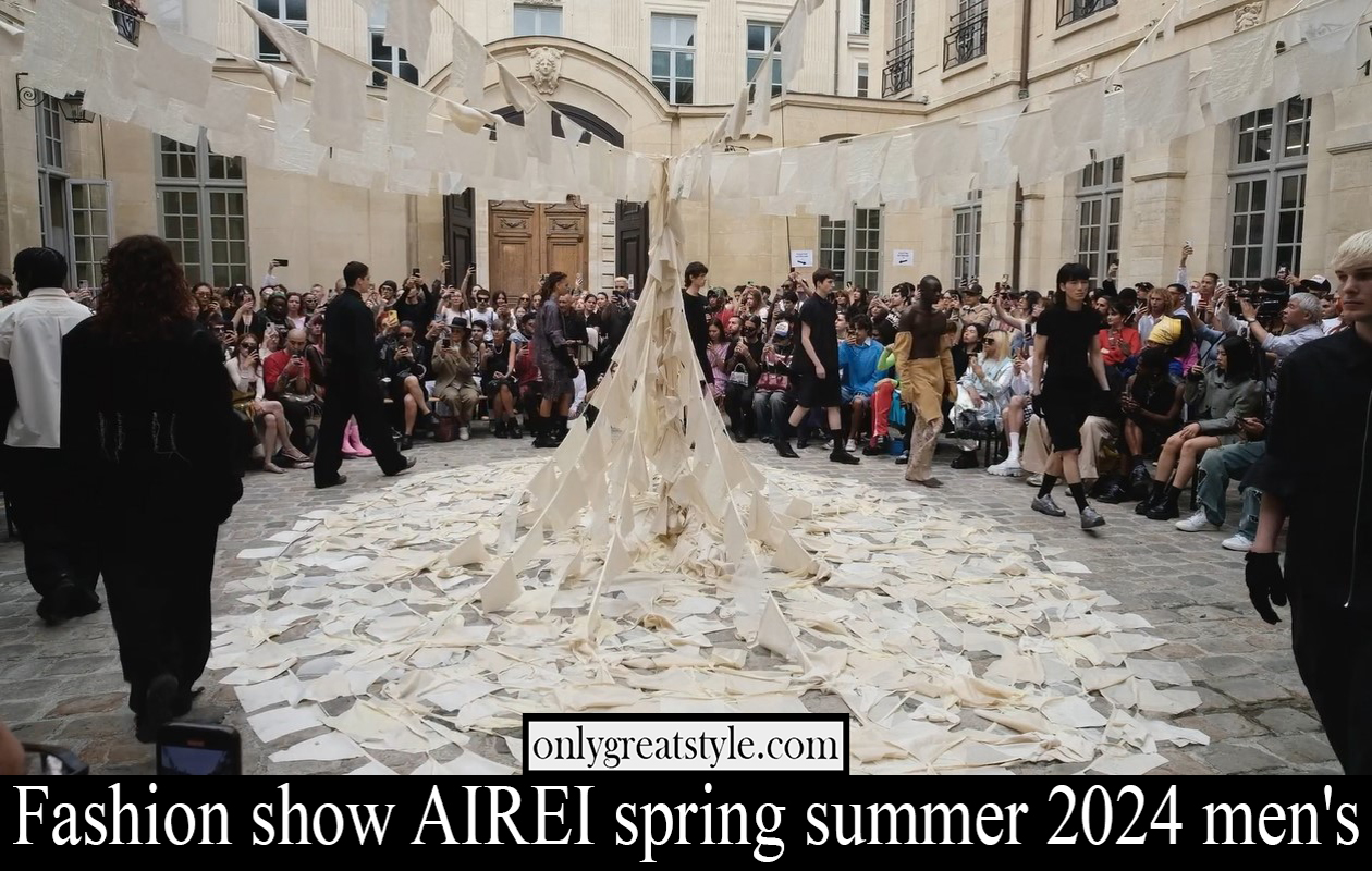 Fashion show AIREI spring summer 2024 men's