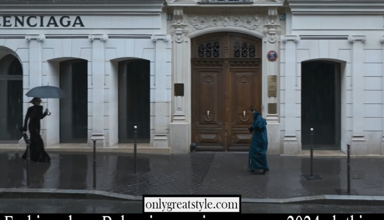 Fashion show Balenciaga spring summer 2024 clothing