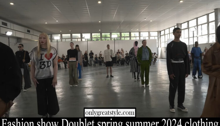 Fashion show Doublet spring summer 2024 clothing