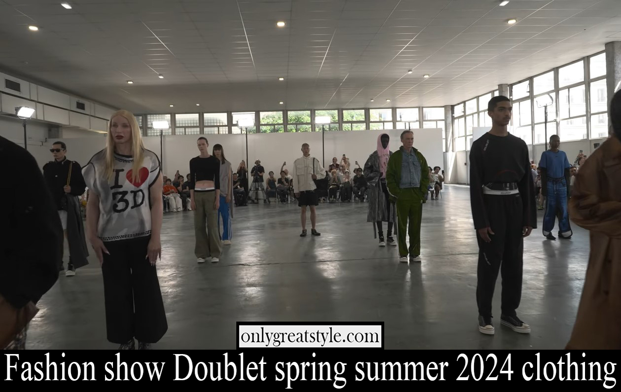 Fashion show Doublet spring summer 2024 clothing