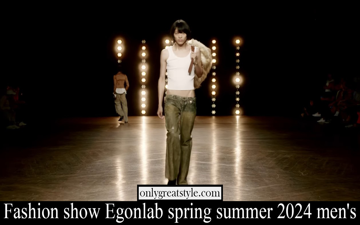 Fashion show Egonlab spring summer 2024 men's