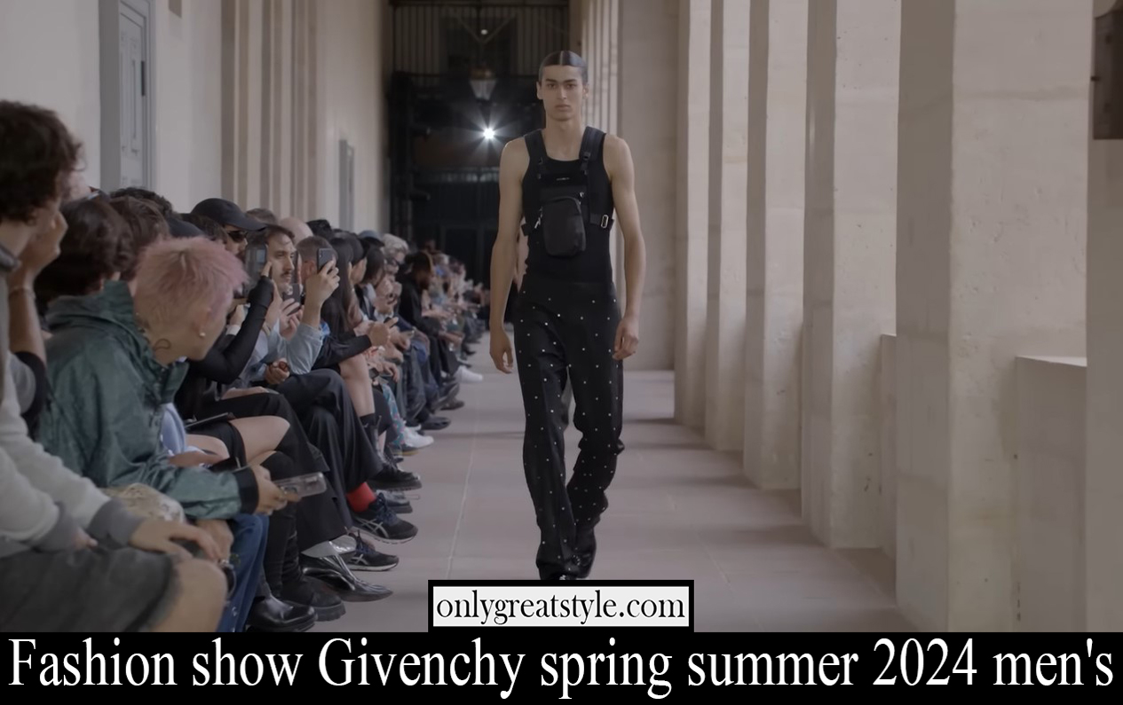 Fashion show Givenchy spring summer 2024 men's