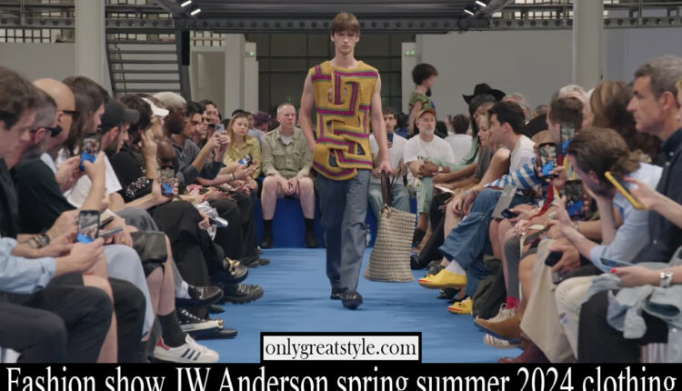 Fashion show JW Anderson spring summer 2024 clothing