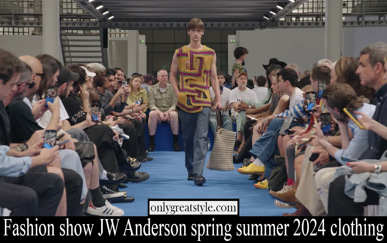 Fashion show JW Anderson spring summer 2024 clothing