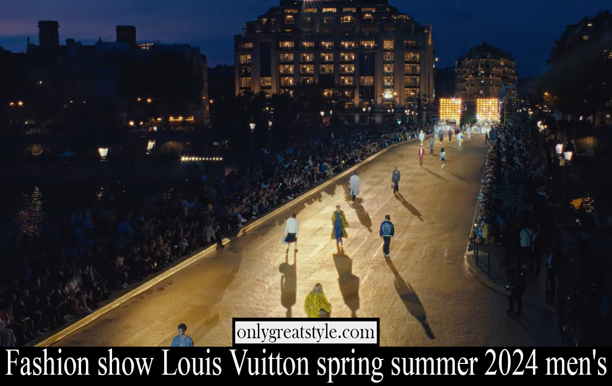 Fashion show Louis Vuitton spring summer 2024 men's