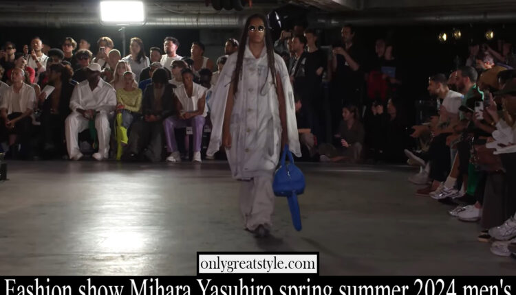 Fashion show Mihara Yasuhiro spring summer 2024 men’s