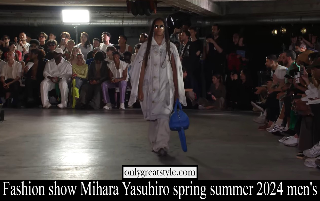 Fashion show Mihara Yasuhiro spring summer 2024 men's