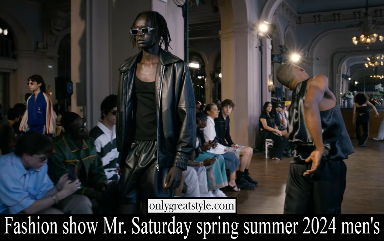 Fashion show Mr. Saturday spring summer 2024 men's