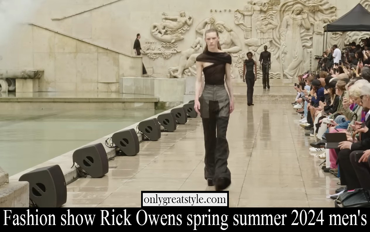 Fashion show Rick Owens spring summer 2024 men's