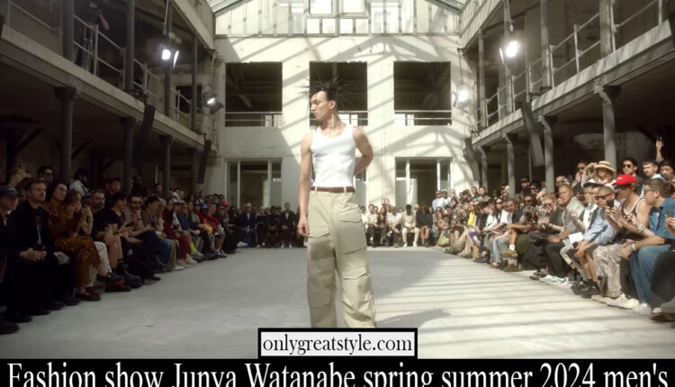 Fashion show Junya Watanabe spring summer 2024 men’s