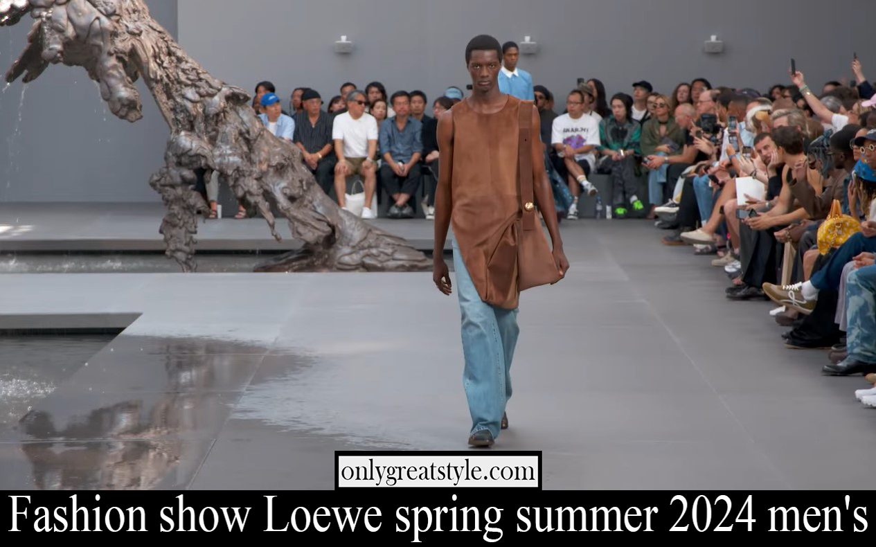 Fashion show Loewe spring summer 2024 men's