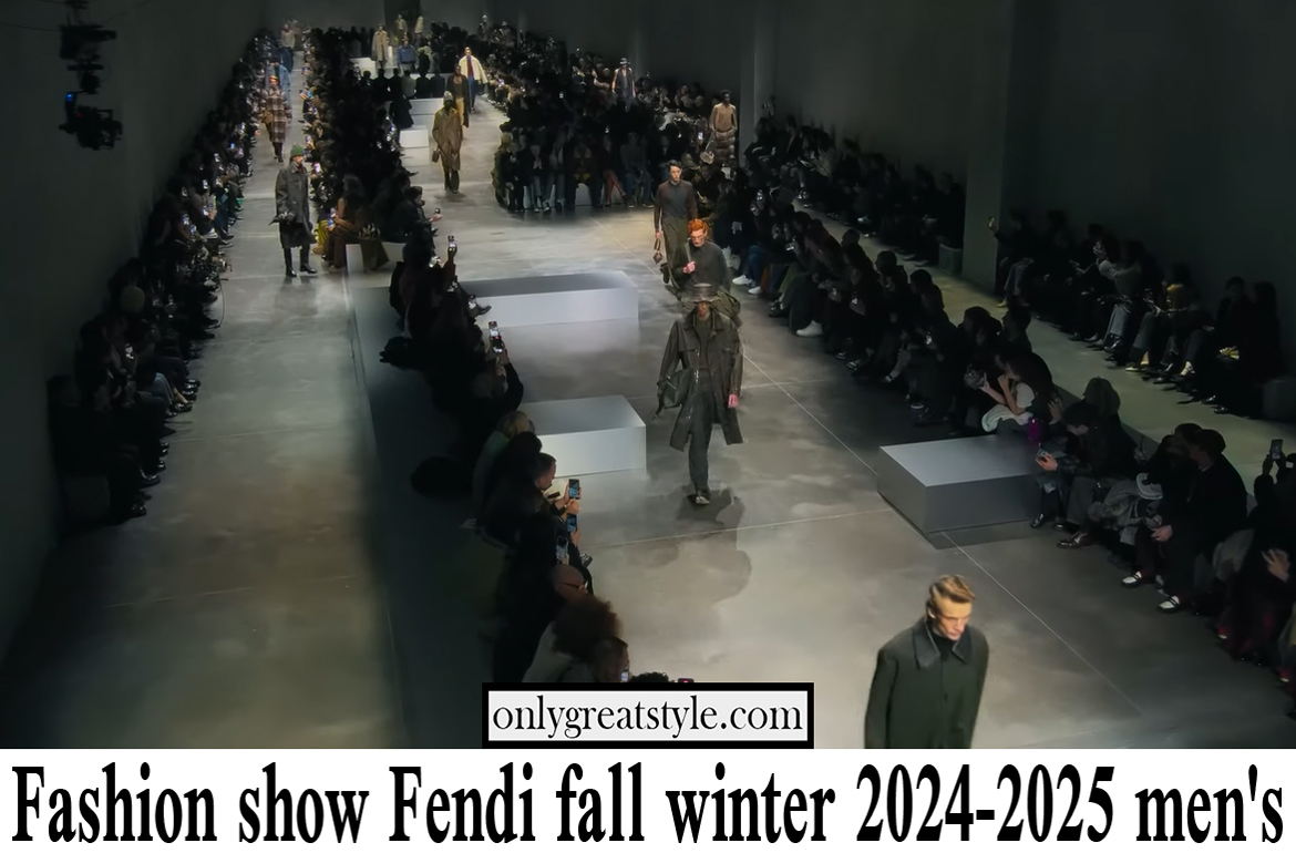 Fashion show Fendi fall winter 2024 2025 men's