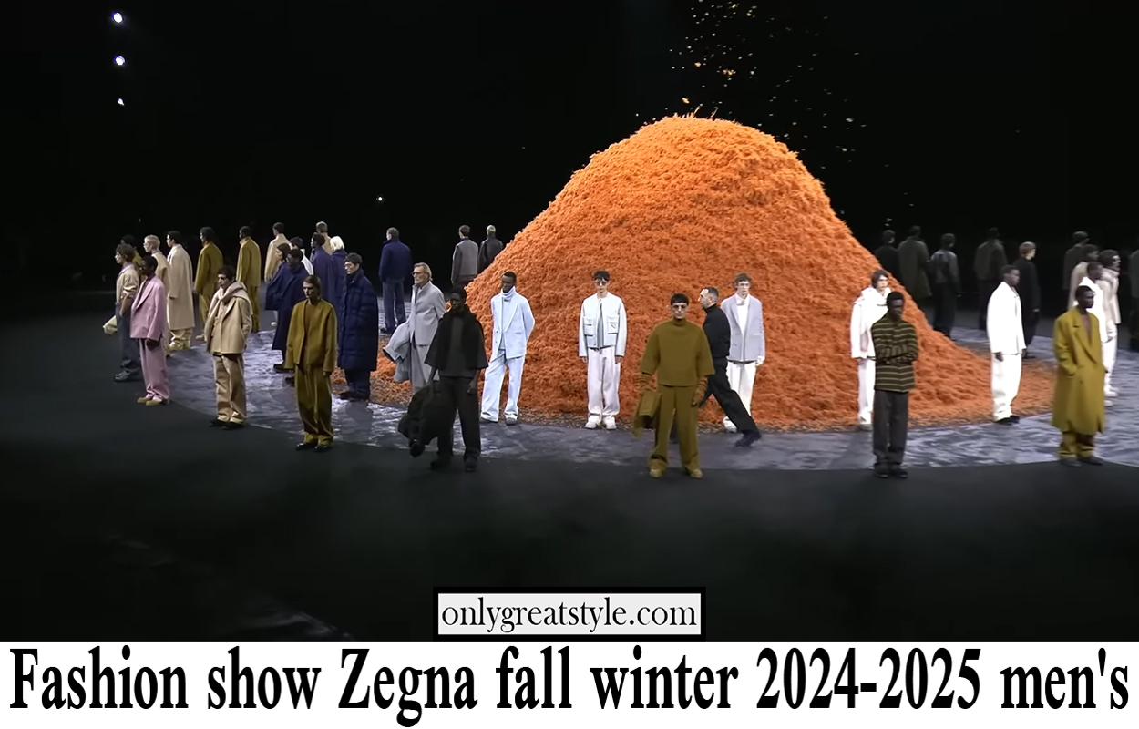 Fashion show Zegna fall winter 2024 2025 men's